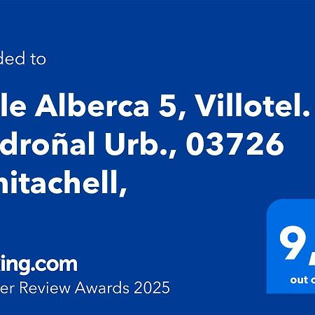 Calle Alberca 5, Villotel. Madronal Urb., 03726 Benitachell, 特乌拉达 外观 照片