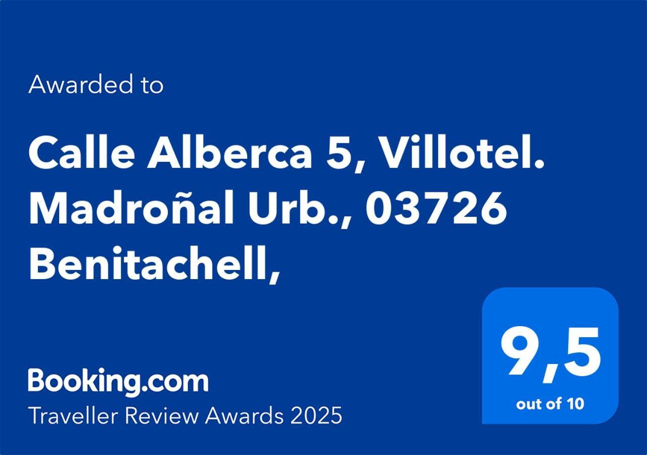 Calle Alberca 5, Villotel. Madronal Urb., 03726 Benitachell, 特乌拉达 外观 照片